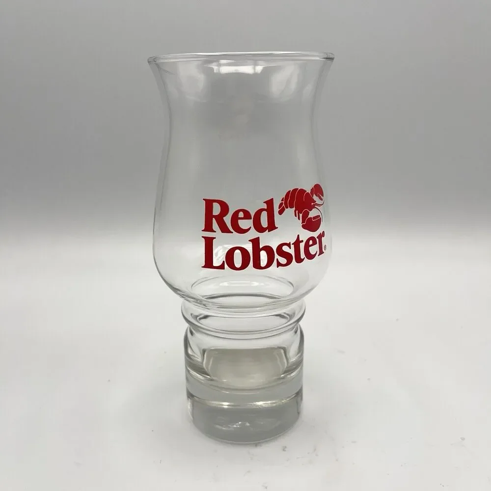 Red Lobster 1990's Hurricane Glass
